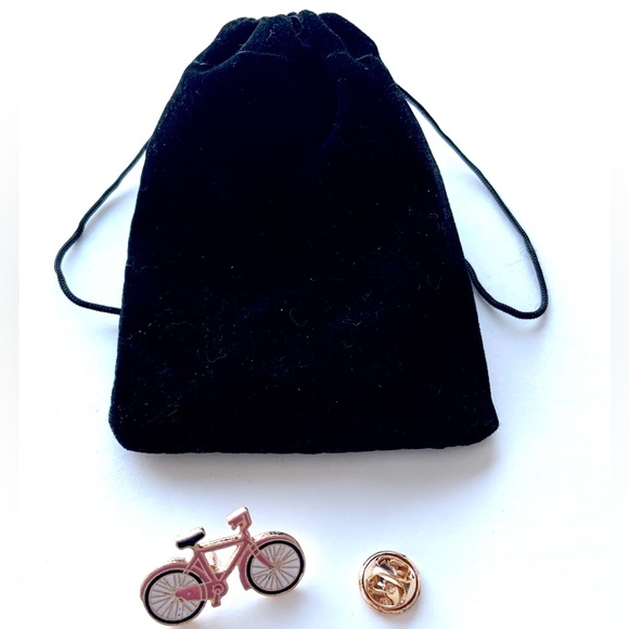 3/$10 🩷 Pretty Pink Vintage Bicycle Pin for Clothes/Gifts/Accessories - Picture 2 of 3